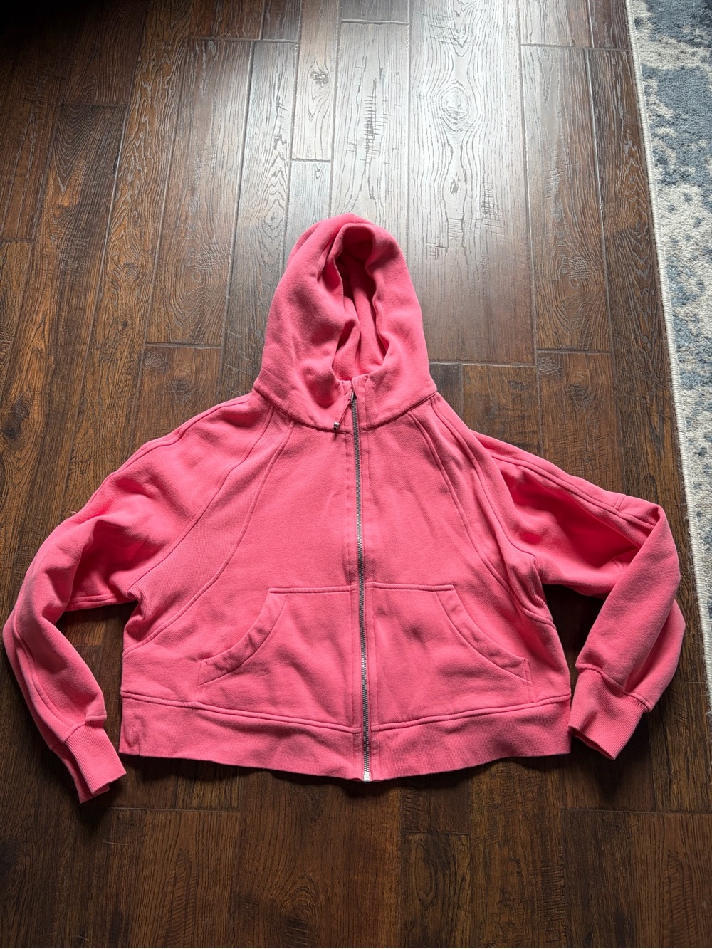lululemon athletica Coral Pink Scuba Hoodie